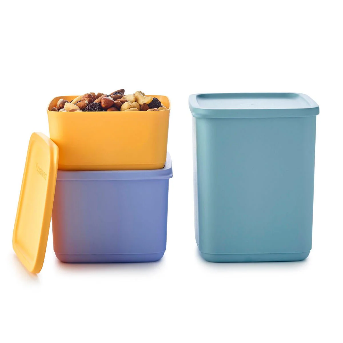 Set de 3 Boîtes Cubix (650 ml, 1 l, 1,8l ) - Image 2