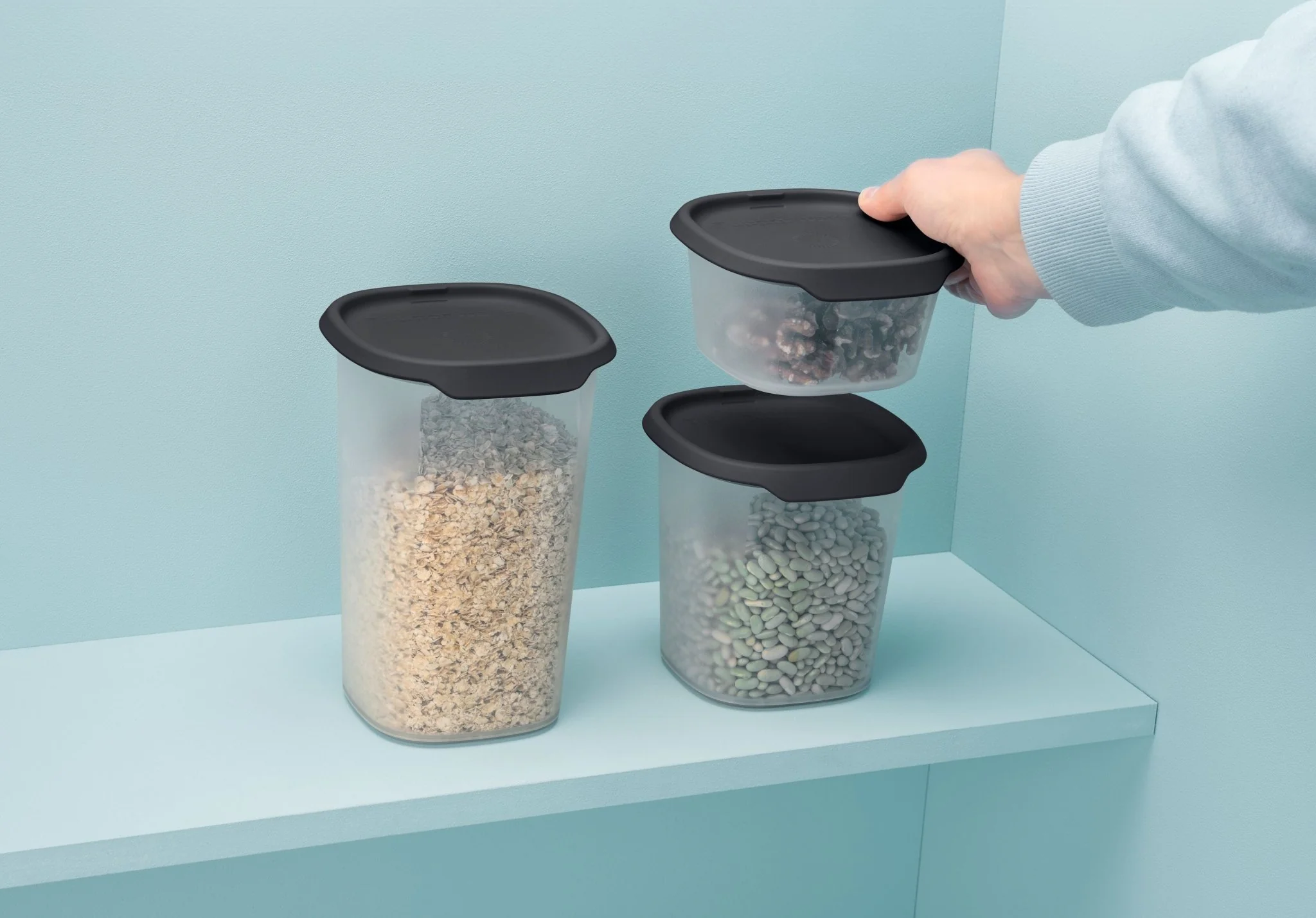 Modulaire pouce carrée 370 ml (noir) - Image 2