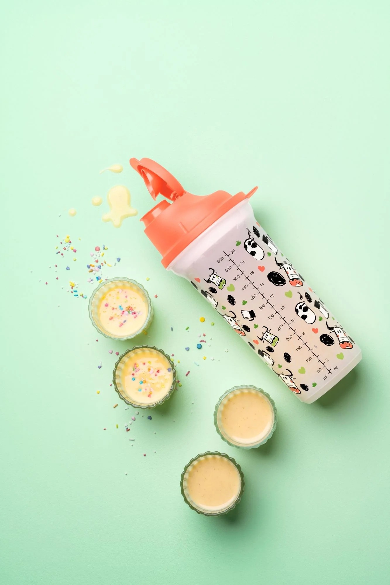 Shaker 600 ml vache - Image 3