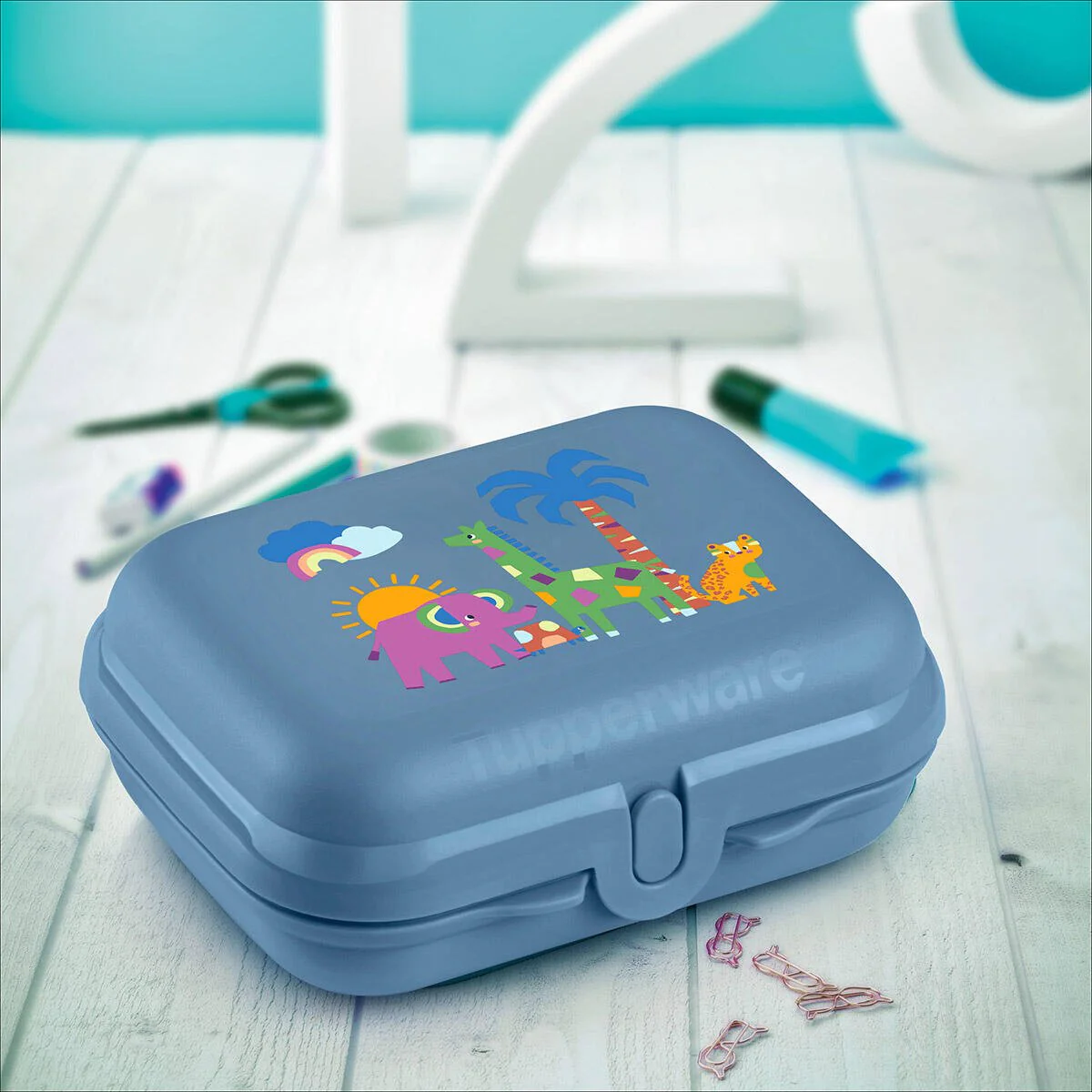 Boîte à bêtises petite Jungle (bleu) - Image 3