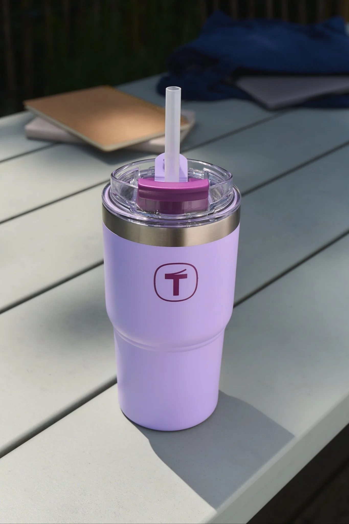 Big T tumbler 630 ml (lilas) - Image 9