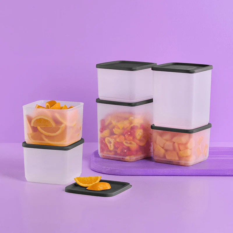 Set de 6 Boîtes Cubix (2x 650 ml, 2x 1 l, 2x 1,8l) - Image 2
