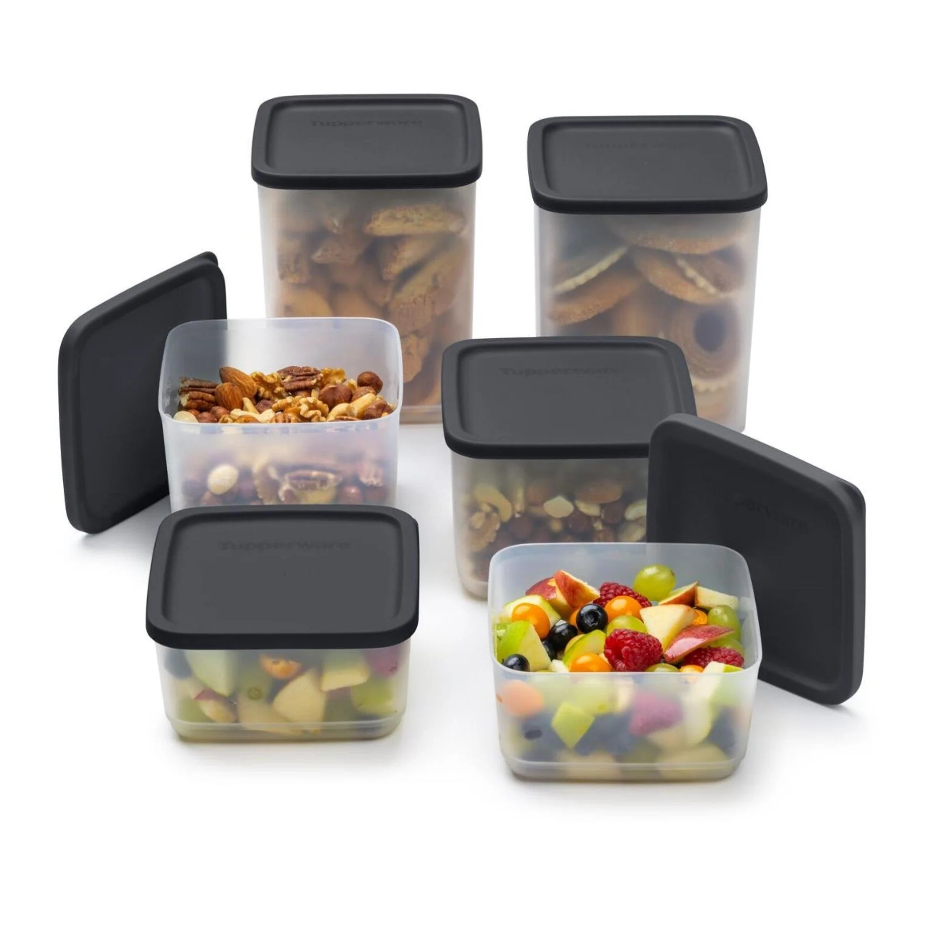 Set de 6 Boîtes Cubix (2x 650 ml, 2x 1 l, 2x 1,8l) - Image 4
