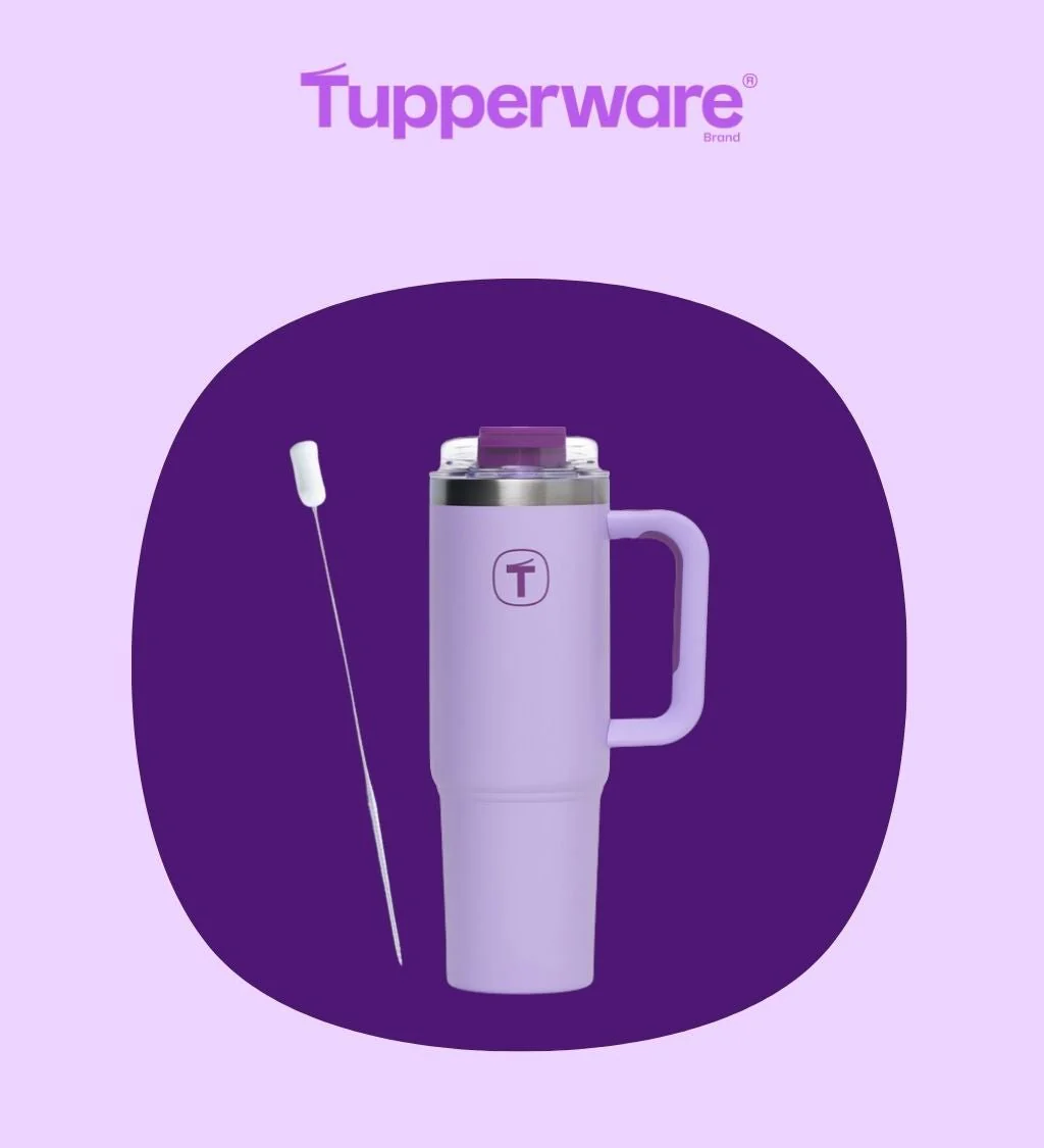 Big T Tumbler 1,1 l - lilas + 1 Goupillon Tupp