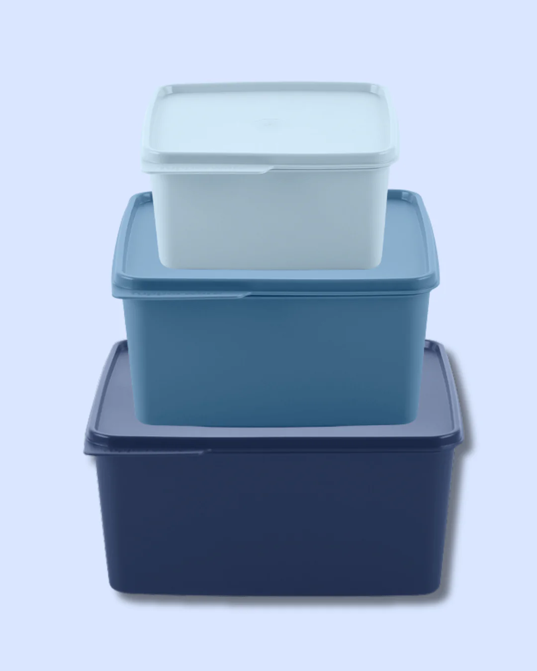 Set de 3 boîtes Maline (1,2l - 2,5l - 5l)