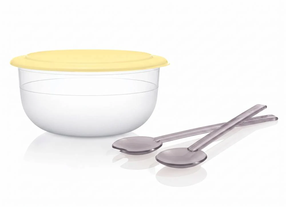 Saladier de table 6 l  + Éco Couverts de service Prisme+